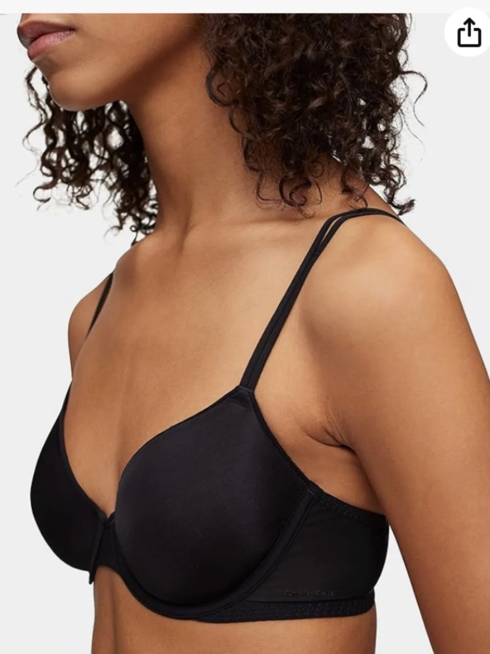Calvin Klein Sheer Marquisette Spacer Demi Bra NWT - Picture 2 of 3